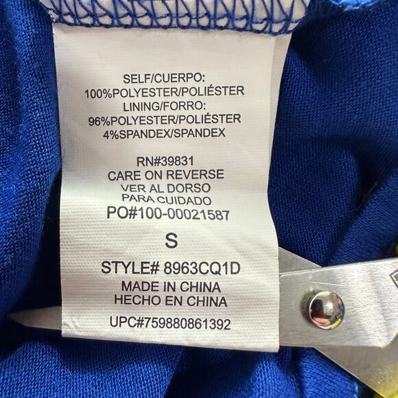 Sequin Hearts Scarf Dress Halter Keyhole Bohemian Sheer Lined Side Slit Small - Picture 8 of 9